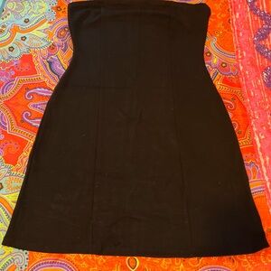 Forever 21 Classic Black Strapless Dress